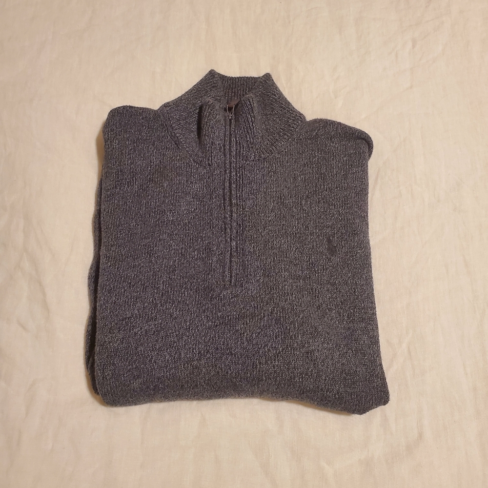 Men's Polo Ralph Lauren Cotton Quarter Zip Sweater